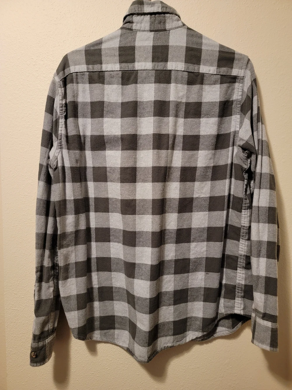 Goodfellow & Co Gray Plaid Flannel Shirt Jacket